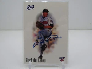 BARTOLO COLON 1996 BEST AUTOGRAPH AUTO! CLEVELAND INDIANS!! - Picture 1 of 2
