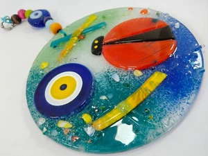 Marienkäfer Böser Blick Dekor Glasperlen Anhänger Türkische Handarbeit Amulett Nazar Charm - Bild 1 von 5