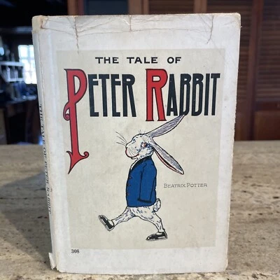 1916 The Tale of Peter Rabbit by Beatrix Potter HCDJ Illustrated Virginia Albert - Image 1 of 4