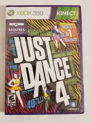 Just Dance 4 (Microsoft Xbox 360, 2012) - Factory Sealed Brand New - Image 1 of 4