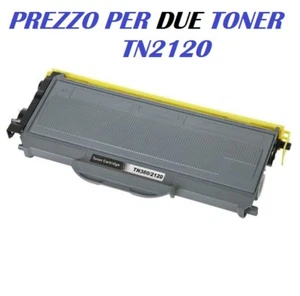 CARTUCCIA PER BROTHER HL-2140 HL-2150R HL-2150NR HL-2170WR X 2 TONER TN2120 - Foto 1 di 4