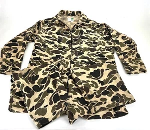 Game Winner Camo Hunting Coveralls Jumpsuit Zipped Camouflage Mens XL  (46-48) - Picture 1 of 7
