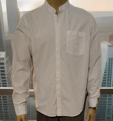 Camisa 21 Hombres Abotonada Manga Larga Blanca XL Foto 1 de 4