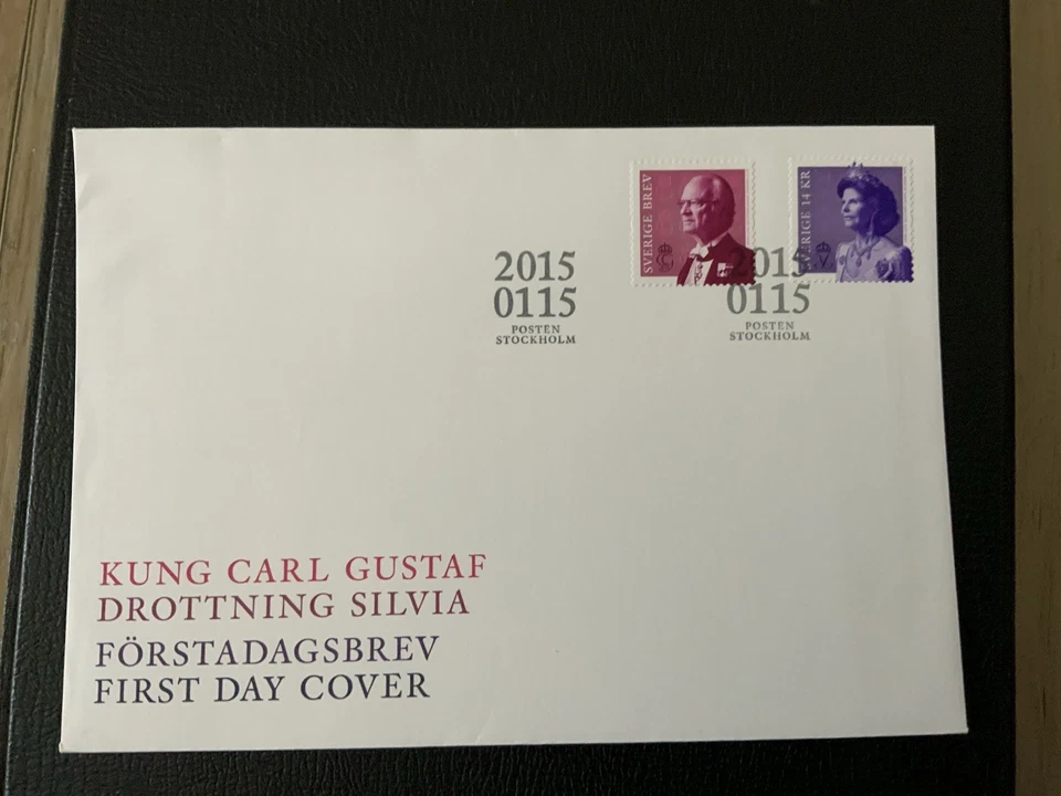 Sweden 2015 #2740-2741 King Carl & Queen Silvia - FDC - Image 1 of 1