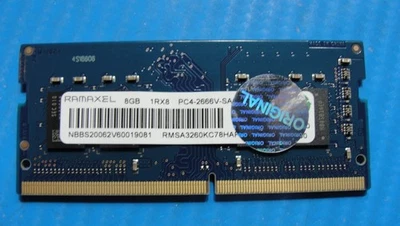 HP 840 G6 Ramaxel 8GB 1Rx8 PC4-2666V Memory RAM SO-DIMM RMSA3260KC78HAF-2666 - Image 1 of 2