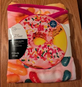 Mainstays Donut Round Beach Towel - Picture 1 of 3
