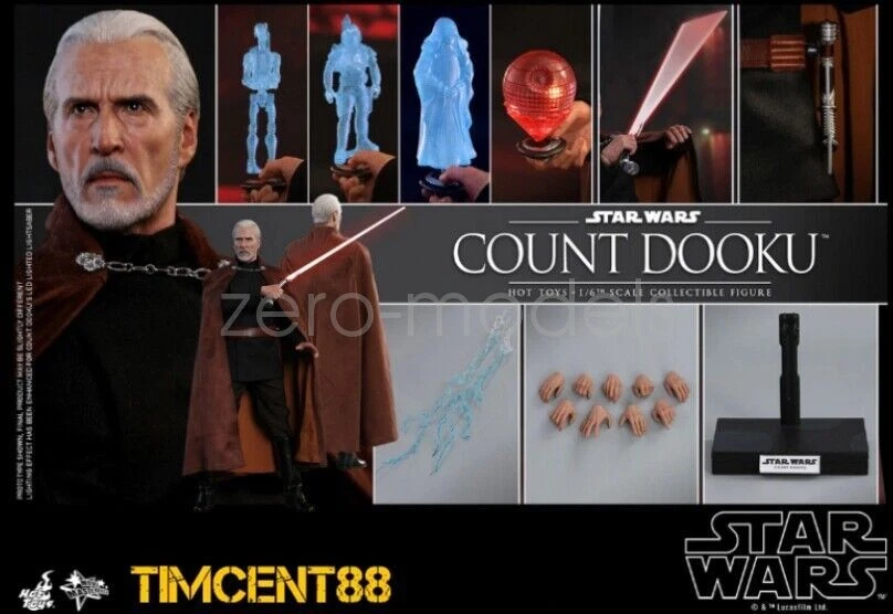 1/6 Hot Toys MMS496 Star Wars Episode II Attack of the Clones Count Dooku - Image 1 of 4