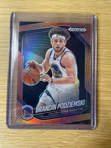 2024-25 Panini Prizm Black Brandin Podziemski Basketball Prizm 072/225 - Bild 1 von 3
