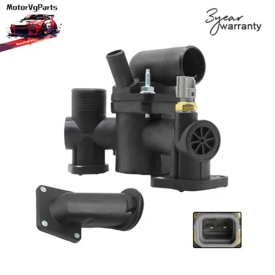 For Jaguar S-Type XF XJ8 XK Vanden Plas Engine Coolant Thermostat Housing Assy — 第 1/4 张图片