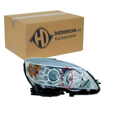 DIEDERICHS HALOGEN SCHEINWERFER mit LWR LINKS für MERCEDES C-KLASSE | 1672083 - Bild 1 von 4