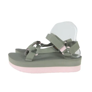 Neu Teva Damen-Sandalen 9 flache Form Universal oliv flüsterrosa 1008844 Riemchen - Bild 1 von 10