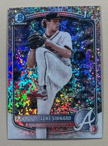 Luke Sinnard - 2025 Bowman 1st Chrome Prospects - Mini Diamond Refractor - Picture 1 of 2