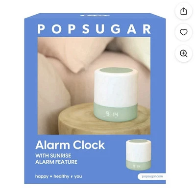 POPSUGAR Digital Sleep Aid Alarm Clock, Sunrise Simulation, Natural Sounds NEW - Image 1 of 4
