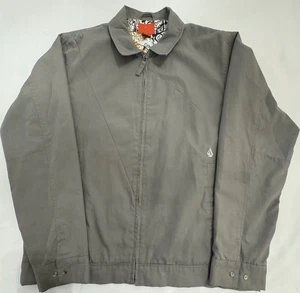 Volcom Men's Jacket Gray Bomber Full Zip men's Size M Skate Vintage Pre-Owned - Picture 1 of 4