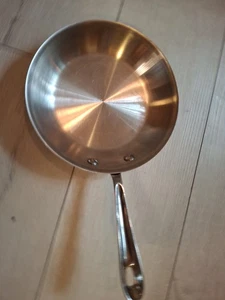 Padella per salsa padella francese 7,75" completamente rivestita manico appeso acciaio inox - Foto 1 di 15
