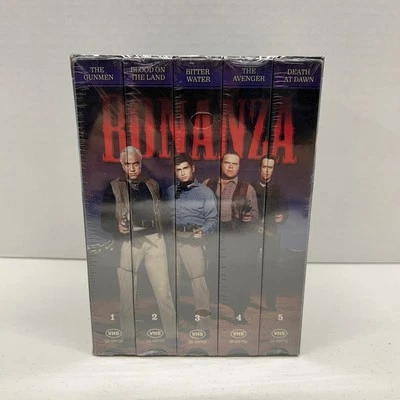 BONANZA COLLECTORS SERIES - 5 VHS Tapes 1999 Good Times Home Video - Sealed - Image 1 of 4