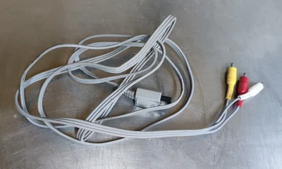 CAVO AV VIDEO RCA NINTENDO WII ORIGINALE RVL-009, RETROGAME NO NES SNES N64 - Immagine 1 di 3