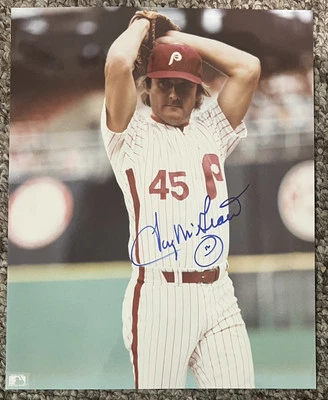 Tug McGraw SIGNED 8x10 Photo COA Autographed Baseball Philadelphia Phillies - Image 1 of 2