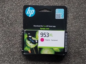 ORIGINAL HP 953XL MAGENTA F6U17AE HIGH YIELD INK CARTRIDGE. DATE JUL 2025, NEW - Picture 1 of 2