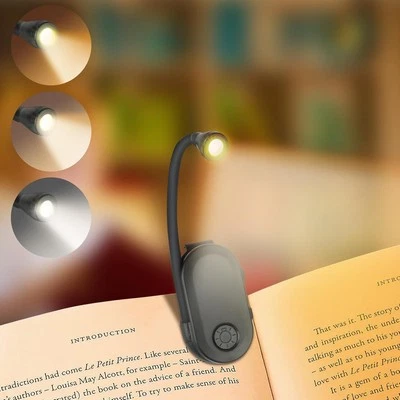 Rechargeable Reading Lamp 3 Eye-Protecting Lighting 360° Flexible Gooseneck NEW - Image 1 of 4
