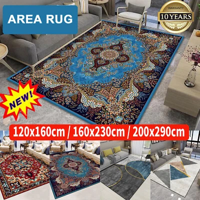 Modern Floor Anti-Slip Carpet Mat Rug Area Carpet Large Soft Bedroom Living Room - image 1 of 4