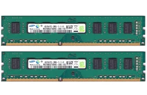 Samsung 8GB 2x 4GB DDR3 1600 MHz RAM Memory Desktop PC-12800 240Pin DDR3 12800 - Picture 1 of 1