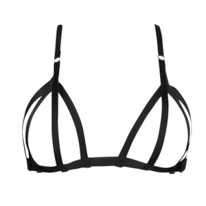 SUZY BLACK Willa Strappy Bralette in Schwarz Größe 1X - Bild 1 von 6