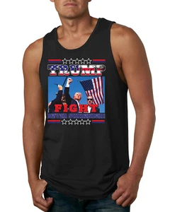 Camiseta sin mangas Never Surrender Trump 2024 intento de asesinato bomba puño de rally para hombre - Imagen 1 de 7