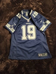 Dallas Cowboys Miles Austin Nike Football Jersey #19 Womens Sz Large Blue White - Picture 1 of 10