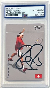 2003 Netpro Elite Tennis Roger Federer Signed Auto RC Rookie Card #E3 PSA DNA - Picture 1 of 1