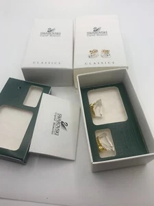 Swarovski Crystal Memories Classics Baby Shoes with Box - Picture 1 of 2