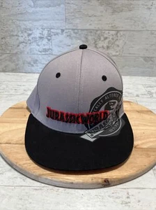 Jurassic World Snap Back Hat Gray and Black - NEW - Picture 1 of 5