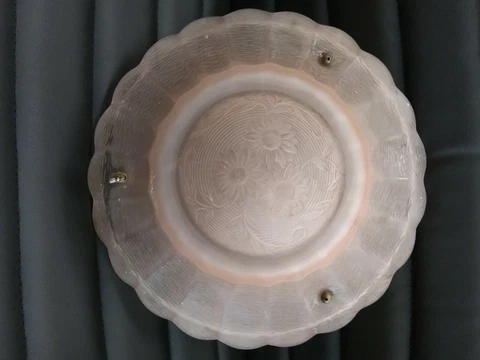 vintage frosted glass ceiling light globe fixture Cover