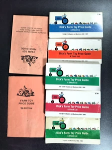 Dicks Farm Toy Price Guide Lot Of 6 1980s 2000s Book Brochure  - Picture 1 of 6