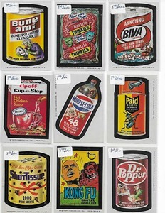  19 Wacky Packages Series 8 Tan Backs 