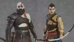 God of war ragnarok kratos atreus 18 cm - Foto 1 di 3