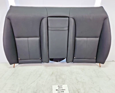 ✅ 2007-2014 OEM Mercedes W216 CL550 Rear Upper Top Seat Cushion Assembly Black - Image 1 of 4