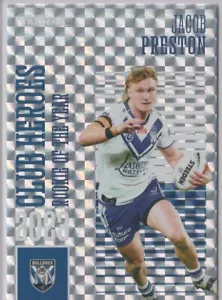 2024 NRL TRADERS TITANIUM CLUB HEROES PRIORITY JACOB PRESTON-CANTERBURY BULLDOGS - Picture 1 of 2