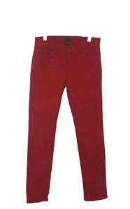 Vtg RALPH LAUREN JEANS Co. SLIM SKINNY FIT Jeans W28 L30" 10 uk Red Women's - Picture 1 of 7
