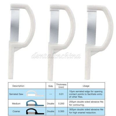 AZDENT Dental Serrated Saw Interproximal Enamel Reduction IPR Automatic Strip - Image 1 of 4