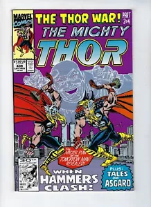 THOR # 439 (When Hammers Clash, Thor War Part 2, DeFalco/Frenz, 1991) NM - Picture 1 of 2