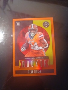 2023 Panini Legacy Football #161 Sean Tucker Rookie RC Premium Orange #/149 