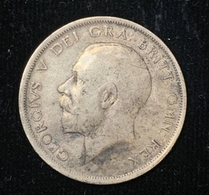 1916 Great Britain Silver Half Crown (MS95) - Picture 1 of 2
