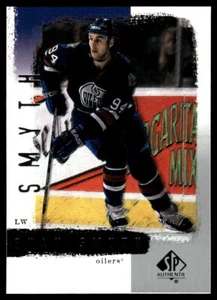 2000-01 SP Authentic #36 Ryan Smyth Edmonton Oilers Hockey Card - Picture 1 of 2