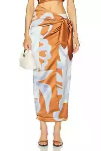 BNWT SIR THE LABEL SCIARPA PRINT SORRENTO MIDI SKIRT - SIZE 0/6 AU/2 US - Picture 1 of 11