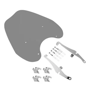 Windshield w/ 41mm Quick Detach Clamps Fit For Harley Softail FXS FXST 1988-2013 - Picture 1 of 12