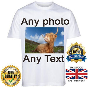 Personalised T Shirt Custom Photo Your Image Text Here Printed Stag do Hen Party