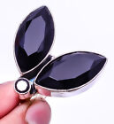 Black Onyx Handmade Gemstone 925 Sterling Silver Ring Adjustable (r44) A362