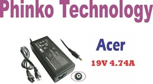 Power AC Adapter Supply Charger for Acer Aspire V5-431P-997B4G50Mass - Picture 1 of 1