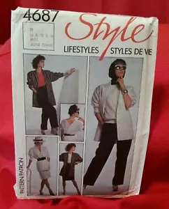 STYLE Pattern 4687 Lifestyles Misses Vintage Size: 10-14 - Picture 1 of 5